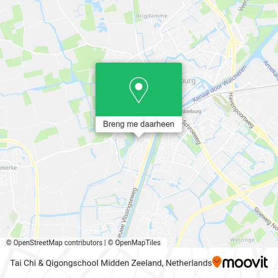 Tai Chi & Qigongschool Midden Zeeland kaart