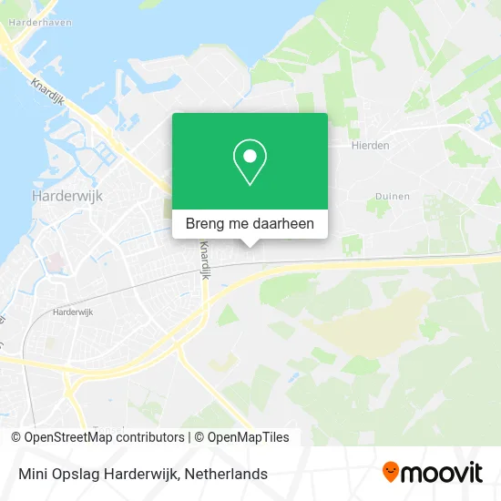 Mini Opslag Harderwijk kaart