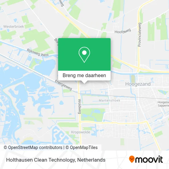 Holthausen Clean Technology kaart