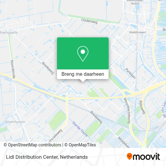 Lidl Distribution Center kaart