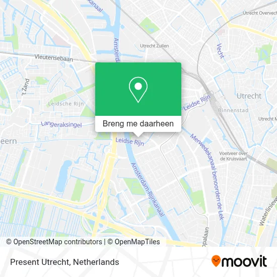 Present Utrecht kaart