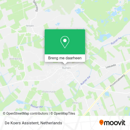 De Koers Assistent kaart
