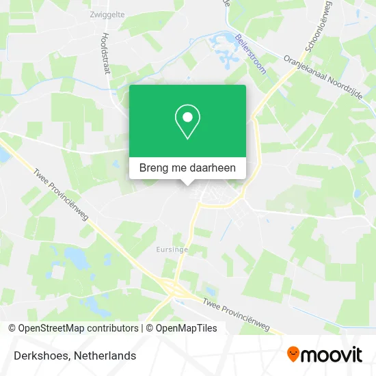 Derkshoes kaart