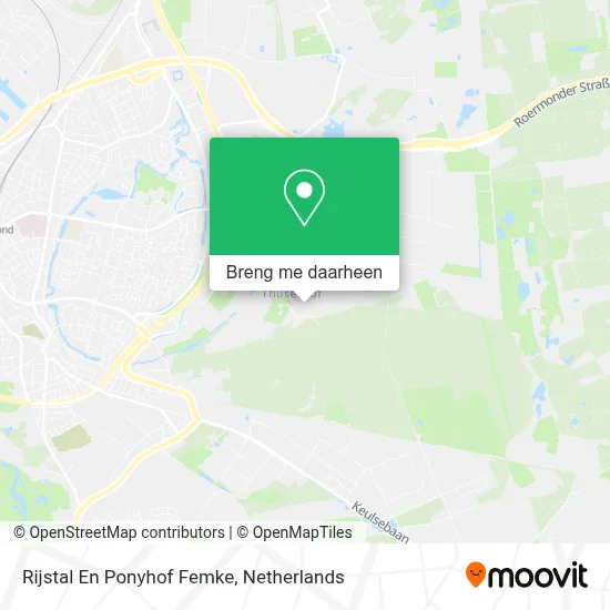 Rijstal En Ponyhof Femke kaart