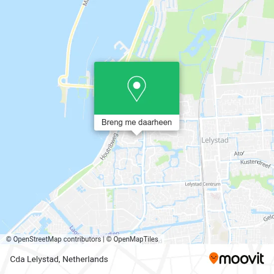 Cda Lelystad kaart