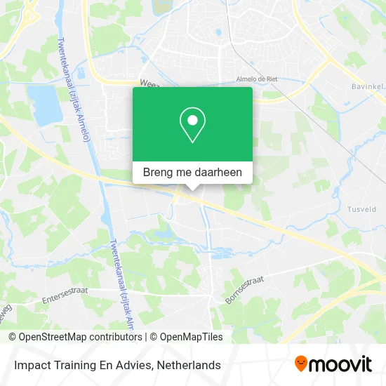 Impact Training En Advies kaart