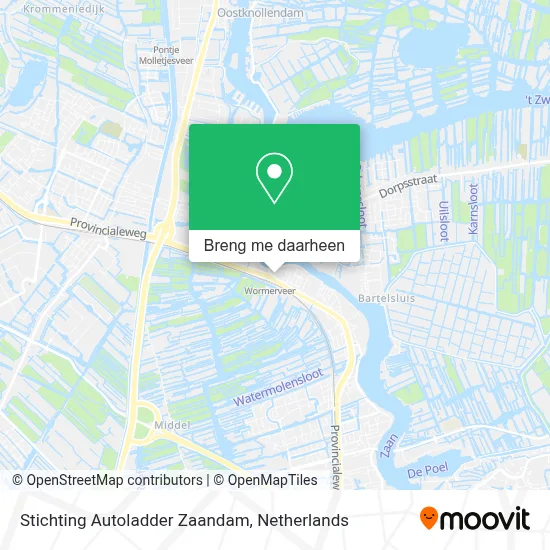 Stichting Autoladder Zaandam kaart