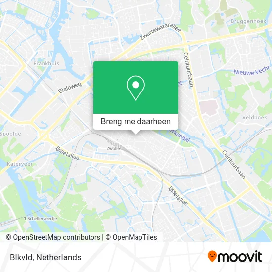 Blkvld kaart