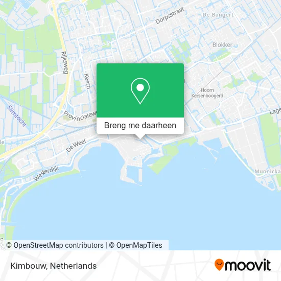 Kimbouw kaart