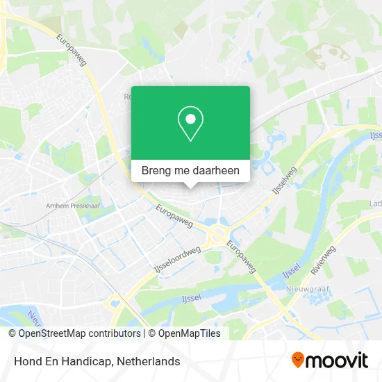 Hond En Handicap kaart