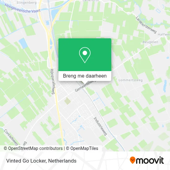 Vinted Go Locker kaart
