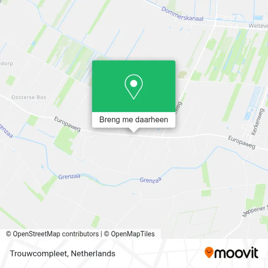 Trouwcompleet kaart