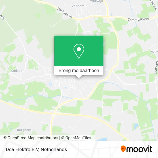 Dca Elektro B.V kaart