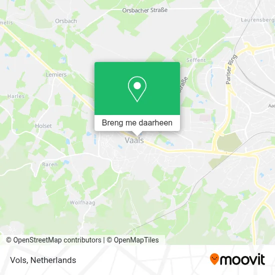 Vols kaart