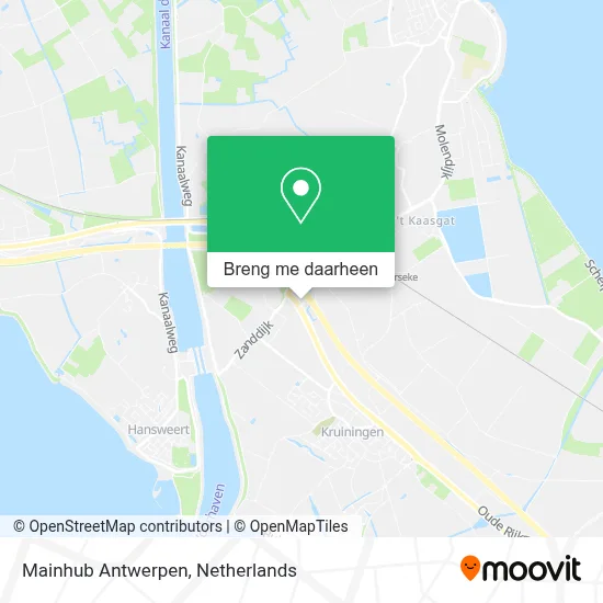 Mainhub Antwerpen kaart
