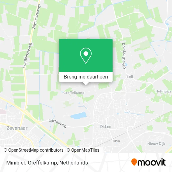Minibieb Greffelkamp kaart