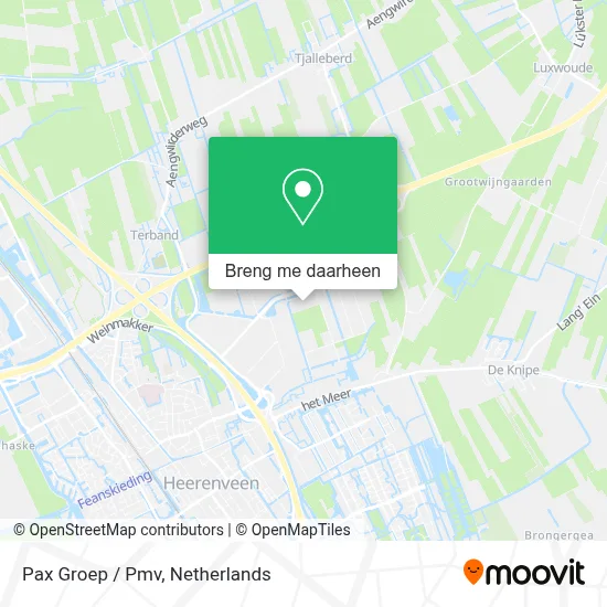Pax Groep / Pmv kaart
