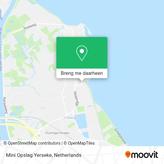 Mini Opslag Yerseke kaart