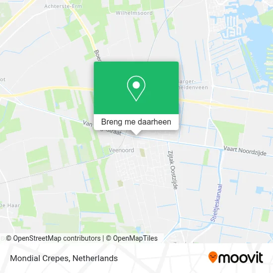 Mondial Crepes kaart