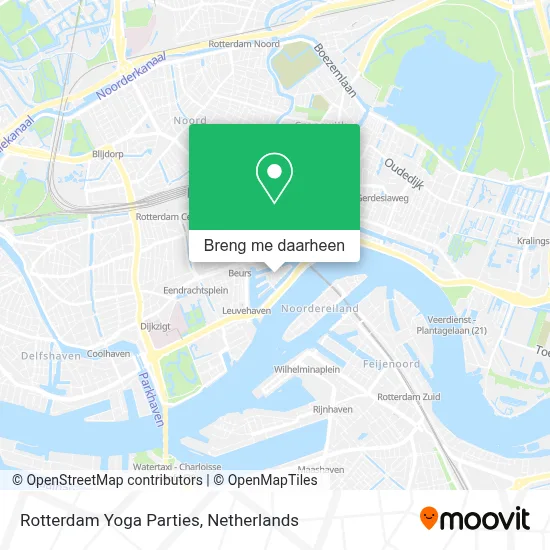 Rotterdam Yoga Parties kaart