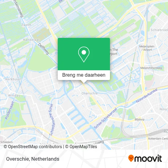 Overschie kaart