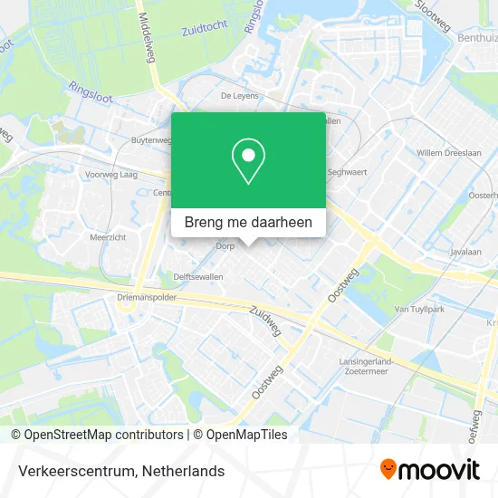 Verkeerscentrum kaart