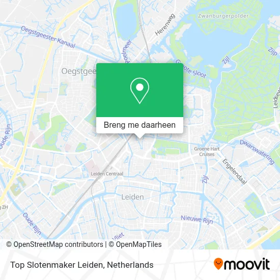 Top Slotenmaker Leiden kaart
