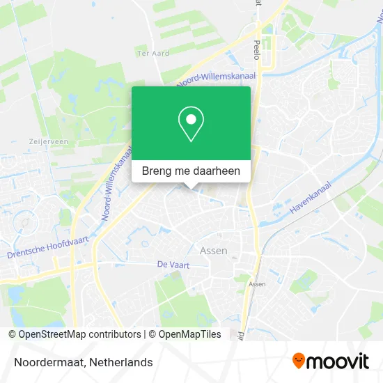 Noordermaat kaart