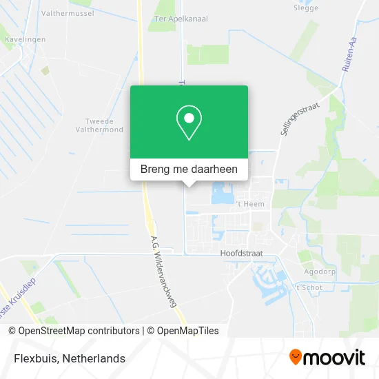 Flexbuis kaart