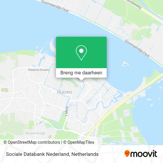 Sociale Databank Nederland kaart