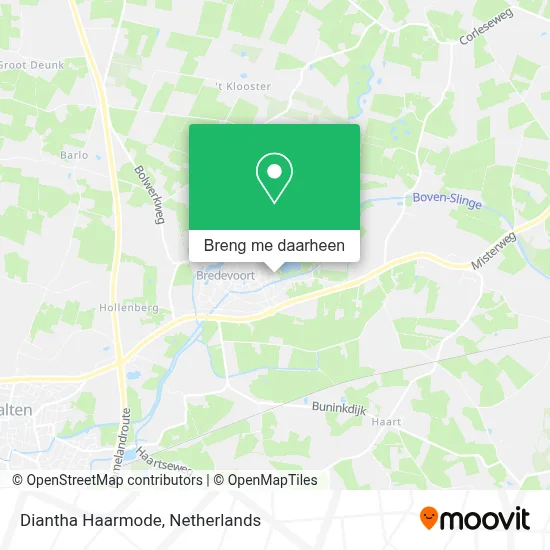 Diantha Haarmode kaart