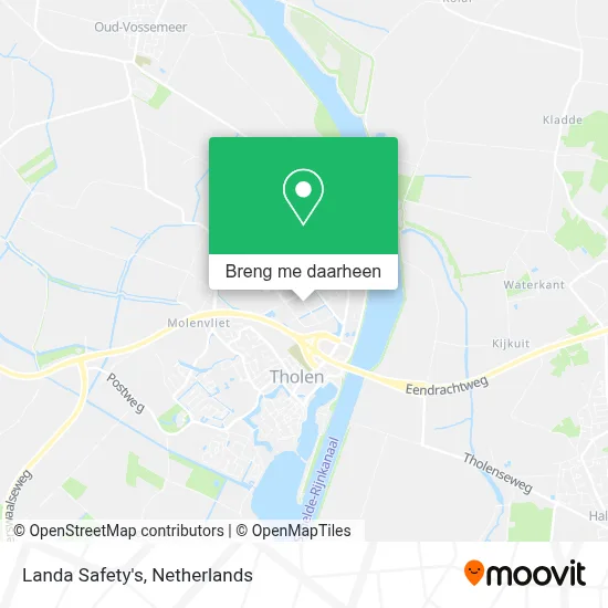 Landa Safety's kaart