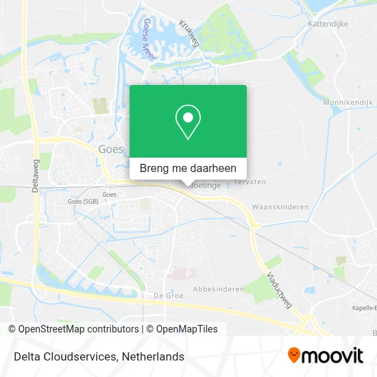 Delta Cloudservices kaart