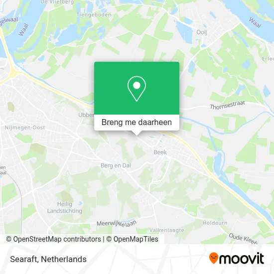 Searaft kaart