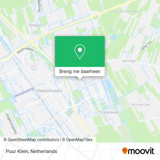 Puur Klein kaart