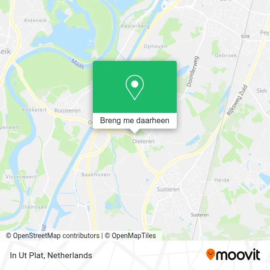 In Ut Plat kaart