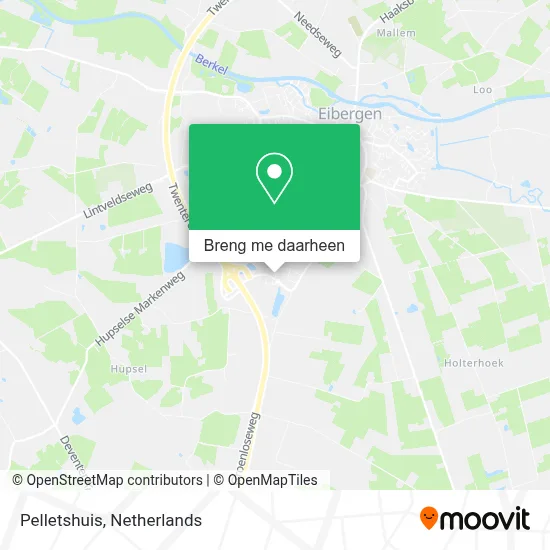 Pelletshuis kaart