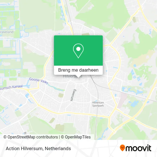 Action Hilversum kaart
