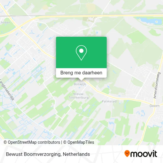 Bewust Boomverzorging kaart