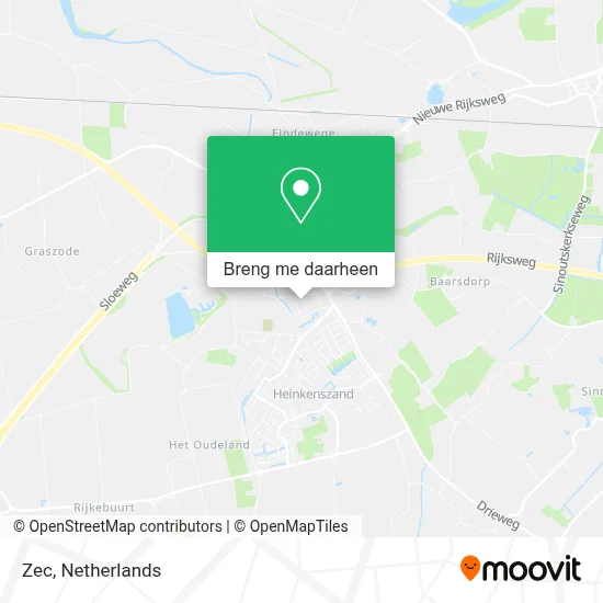 Zec kaart