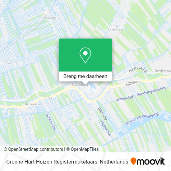 Groene Hart Huizen Registermakelaars kaart