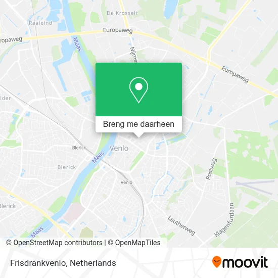 Frisdrankvenlo kaart