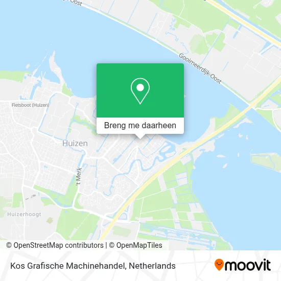 Kos Grafische Machinehandel kaart