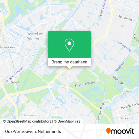 Qua-Vertrouwen kaart