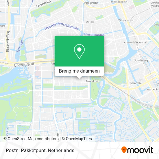 Postnl Pakketpunt kaart