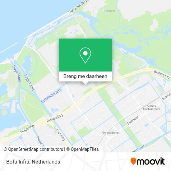 Bofa Infra kaart