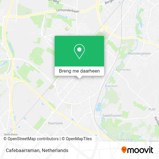 Cafebaarraman kaart