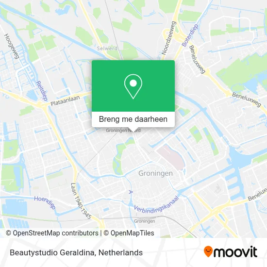 Beautystudio Geraldina kaart