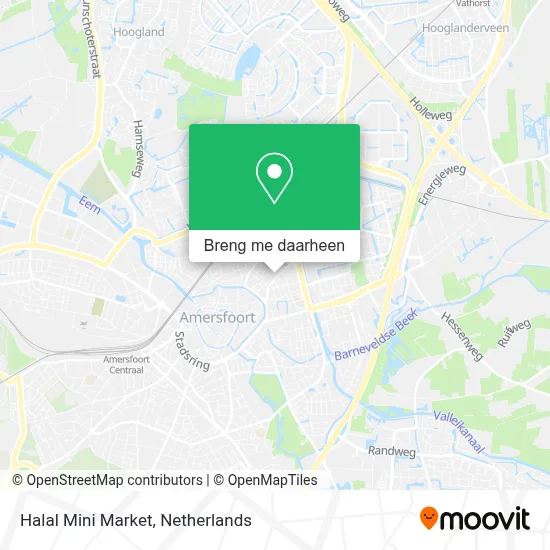 Halal Mini Market kaart