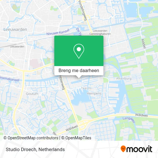Studio Droech kaart